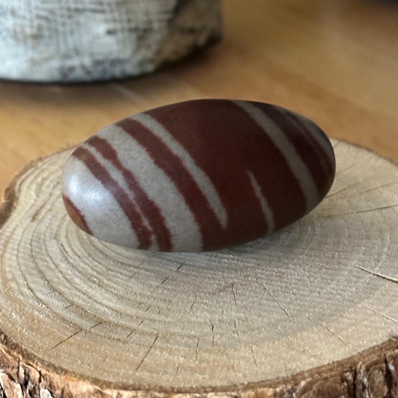 Shiva Lingam (5 à 6 cm) – Pierre sacrée de la Narmada - 55