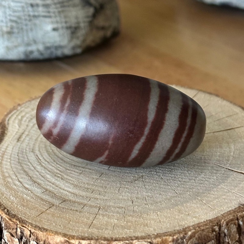 Shiva Lingam (5 à 6 cm) – Pierre sacrée de la Narmada - 55
