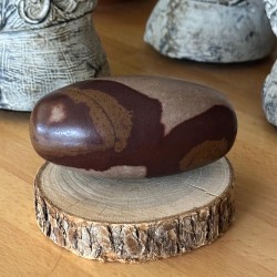 Shiva Lingam (9 cm) – Pierre sacrée de la Narmada S8