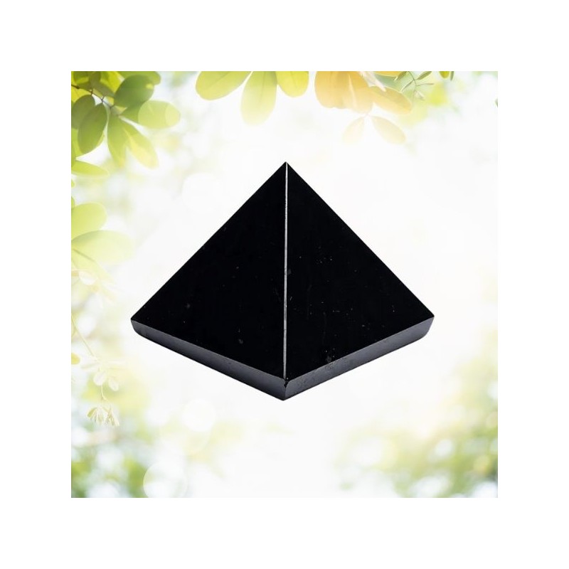 Pyramide de Shungite 4 x 4 cm – Protection & Harmonie