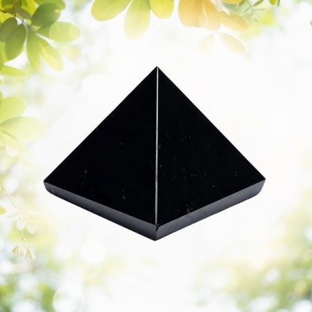 Pyramide de Shungite 4 x 4 cm – Protection & Harmonie
