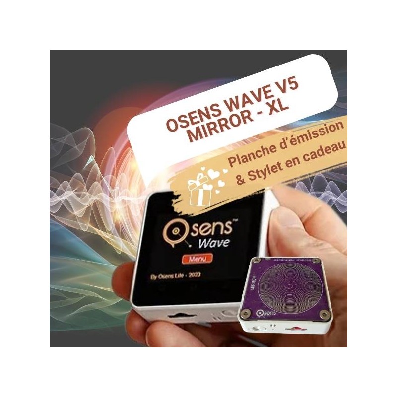 OSENS WAVE V5 - Antenne Mirror - Batterie XL - 8H
