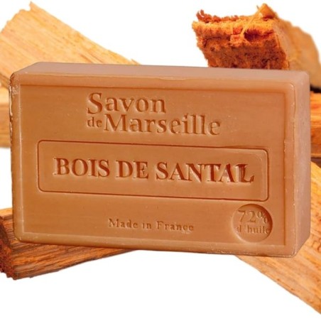 Savon de Marseille naturel Bois de Santal - 100 g