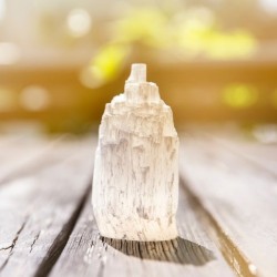 Selenite - Monolithe - iceberg - 10 cm