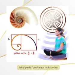 Lakhovsky Disque Tesla 3 cm - Énergie Vitale Ondes Scalaires - noir