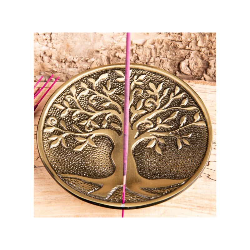 Porte encens sticks - Arbre de vie - Bronze