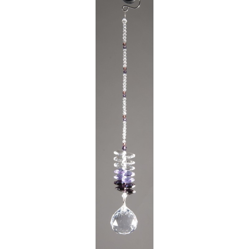 Mobile Cristal Univers Violet – Harmonie & Énergie Cosmique