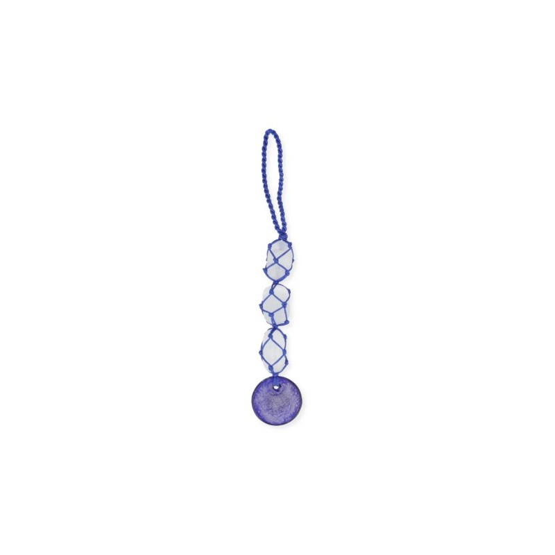 Amulette Mauvais Œil & Sélénite Protection 20 cm