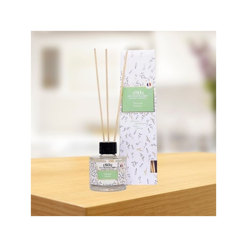 Diffuseur à bâtonnets Verveine – Parfum naturel 100 ml