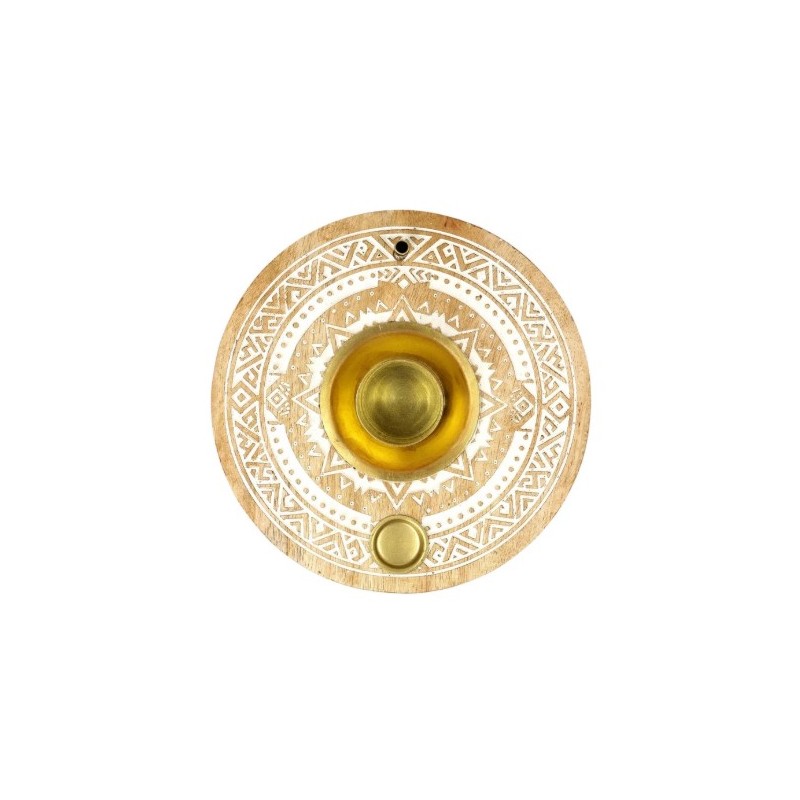 Brûleur Palo Santo & Encens Bois de Manguier 13 cm 1