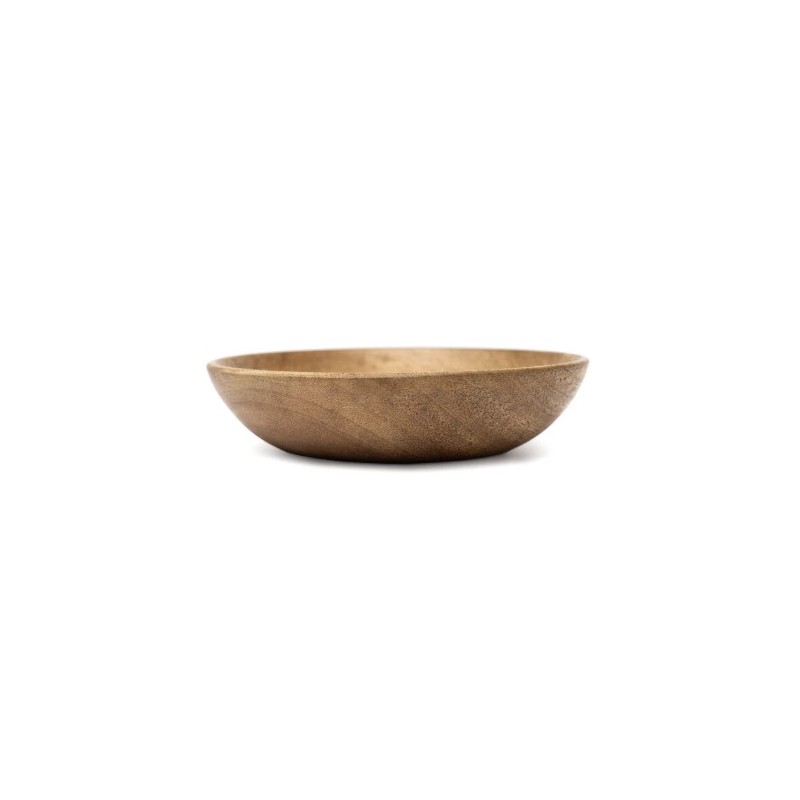 Porte-Encens Coupelle Fleur de Vie Bois de Manguier 13 cm