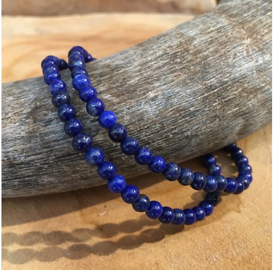 Bracelet Lapis Lazuli - elastique