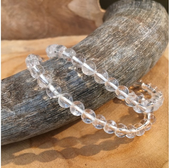 Bracelet Cristal de roche - elastique