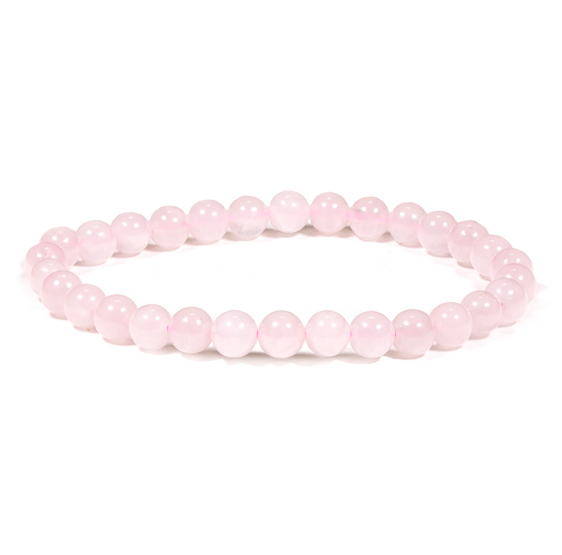 Bracelet Quartz rose - elastique