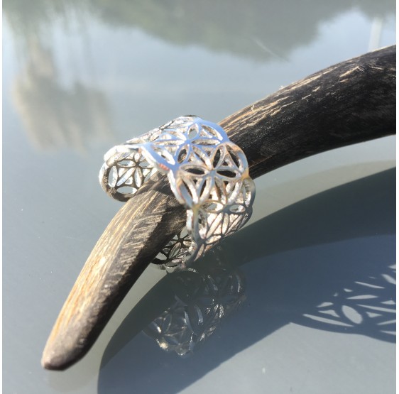 Bague Fleur de Vie - Argent 925