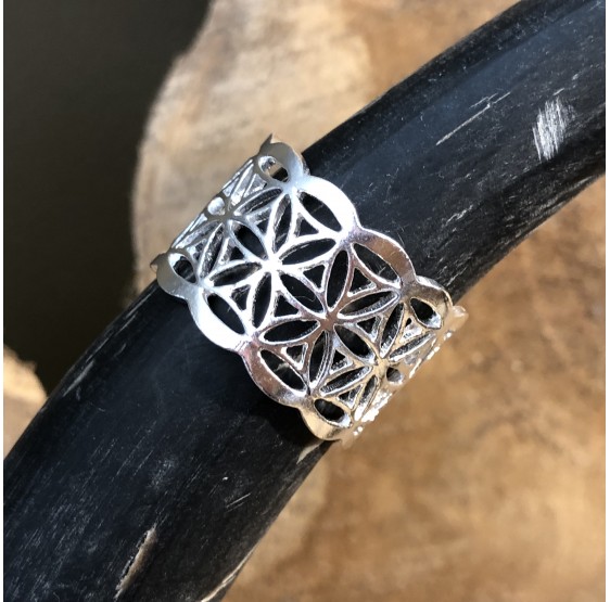 Bague Fleur de Vie - Argent 925