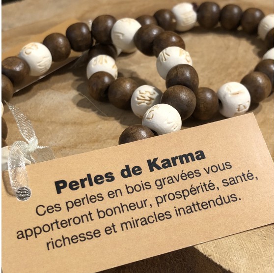 Mala Lucky Karma Bois naturel