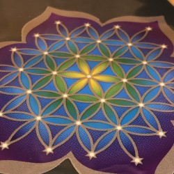 Fleur de Vie suncatcher - 12 cm
