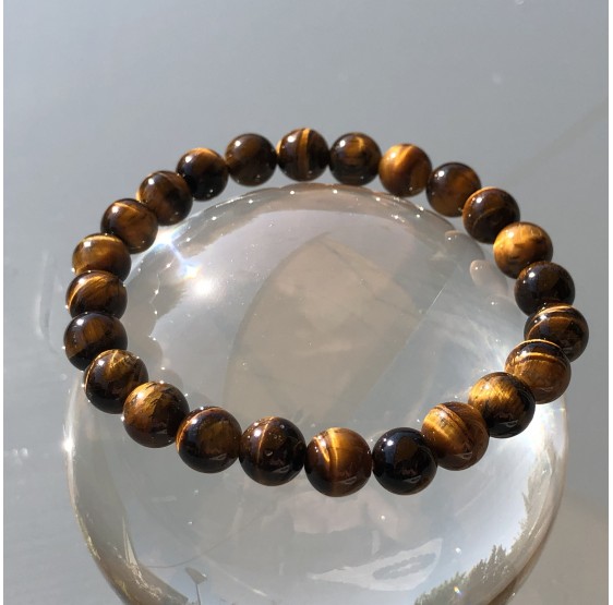 Bracelet Oeil de tigre - elastique