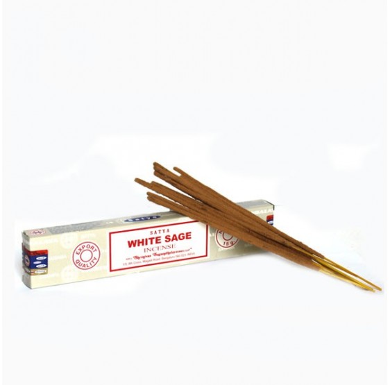 Sauge blanche - sticks d'encens - 15 grs - Satya
