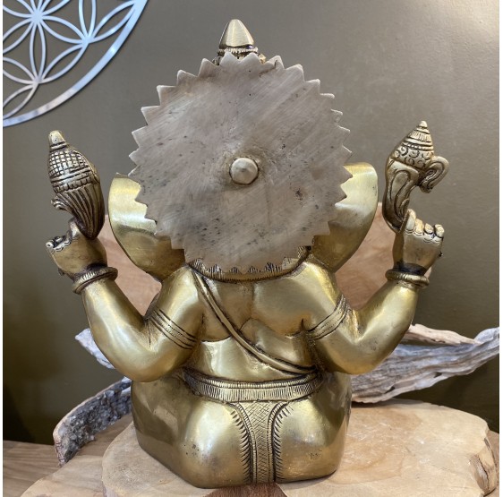 Ganesha, Antique gold - 23 cm