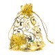 Mobile Fleurde vie  - goutte cristal - Chakra - Fleur de vie dorée Feng shui