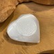 Cœur de Selenite blanc - 6 cm