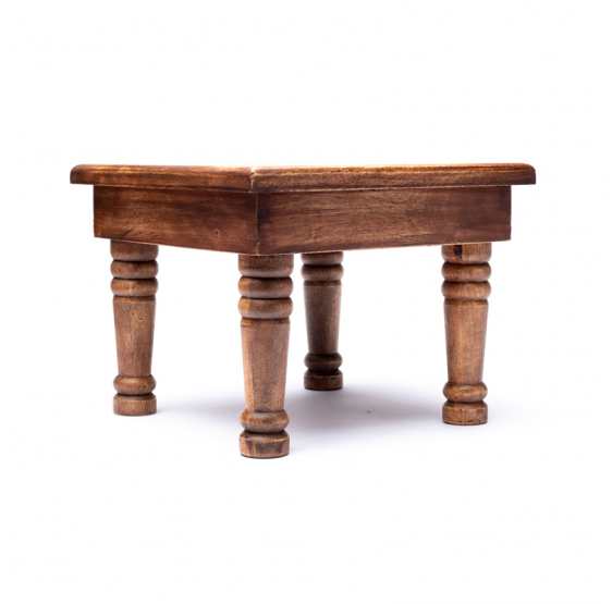 Table d'appoint Fleur de Vie en bois