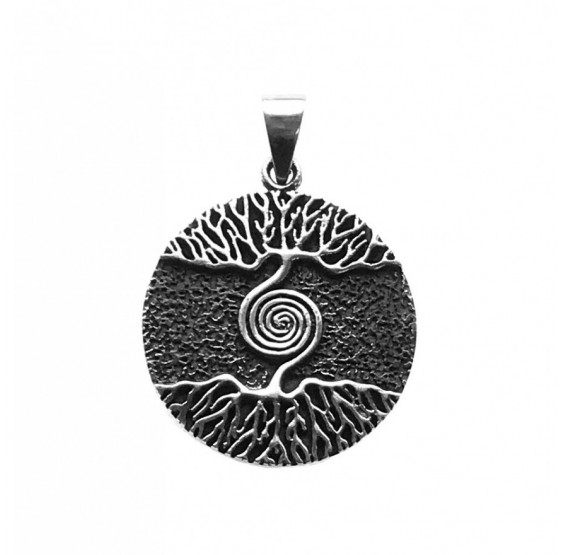 Pendentif Arbre de vie Spiral - argent 925 - design
