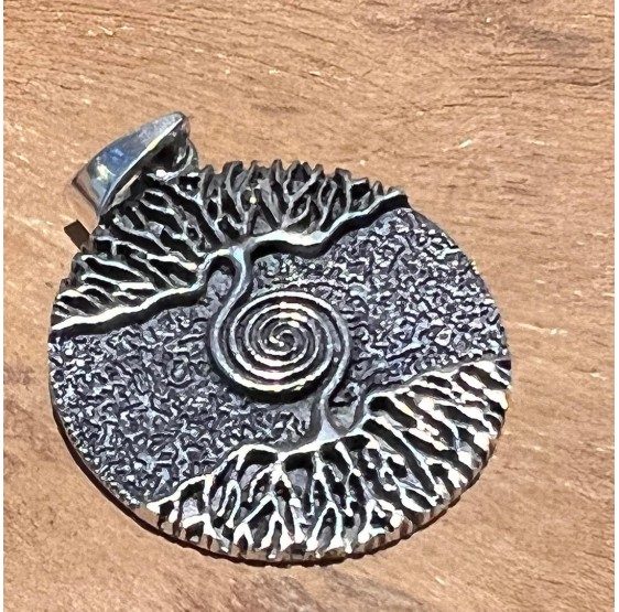 Pendentif Arbre de vie Spiral - argent 925 - design