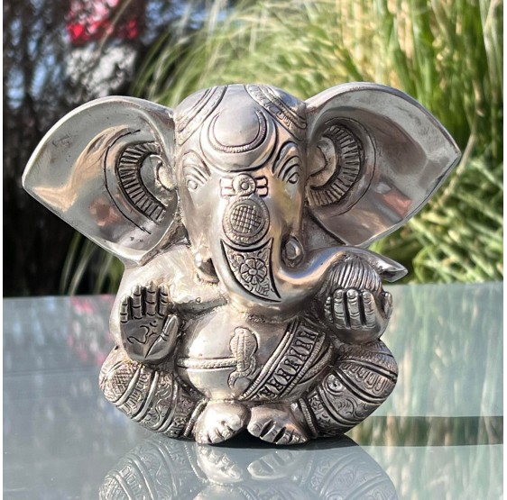 Ganesha, Antique gold - 23 cm