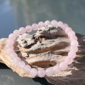 Bracelet Quartz rose - elastique