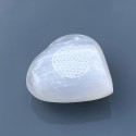 Cœur de Selenite blanc - 6 cm