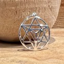 Pendentif Merkaba en argent 925