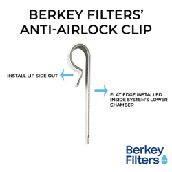 BERKEY® Clip anti-blocage d’appel d’air - Vapor lock clip