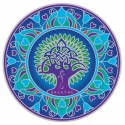 Autocollant - Arbre de vie - Earth Mandala - sunseal 14 cm