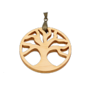 Pendentif Arbre de vie - bois PIN - amulette