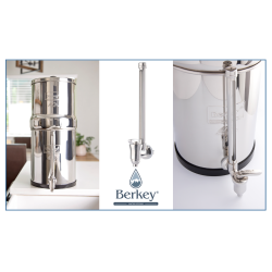 Robinet niveau d'eau acier inoxydable - Berkey