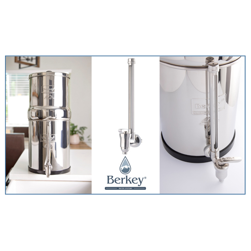 Robinet niveau d'eau acier inoxydable - Berkey