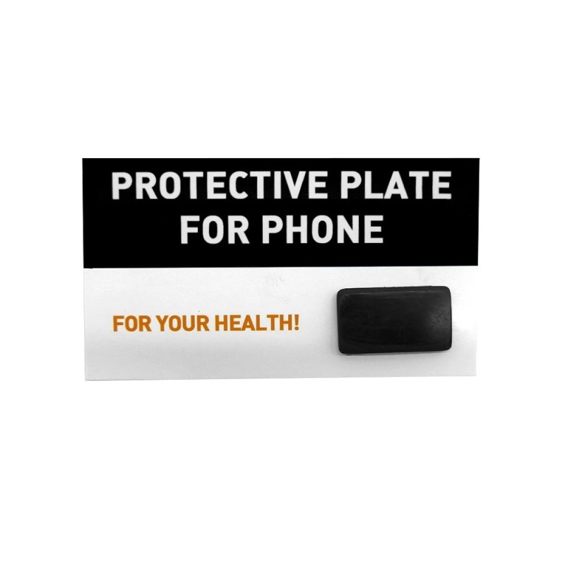 plaque shungite protection telephone rectangle ou ronde