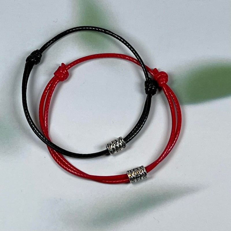 Bracelet chance tibétain avec rouleau fengshui