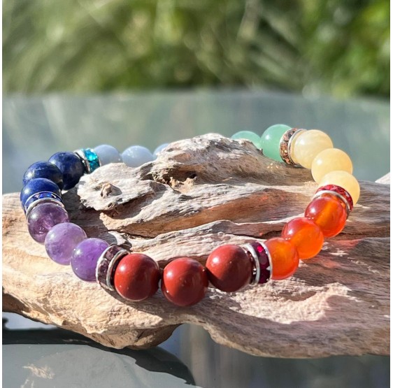 Bracelet 7 Chakra - Elastique