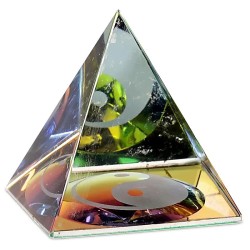 Pyramide de Cristal Yin Yang