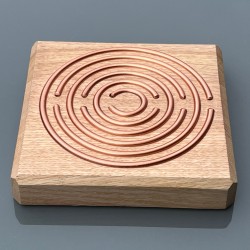 Oscillateur Lakhovsky Bois de chêne et cuivre