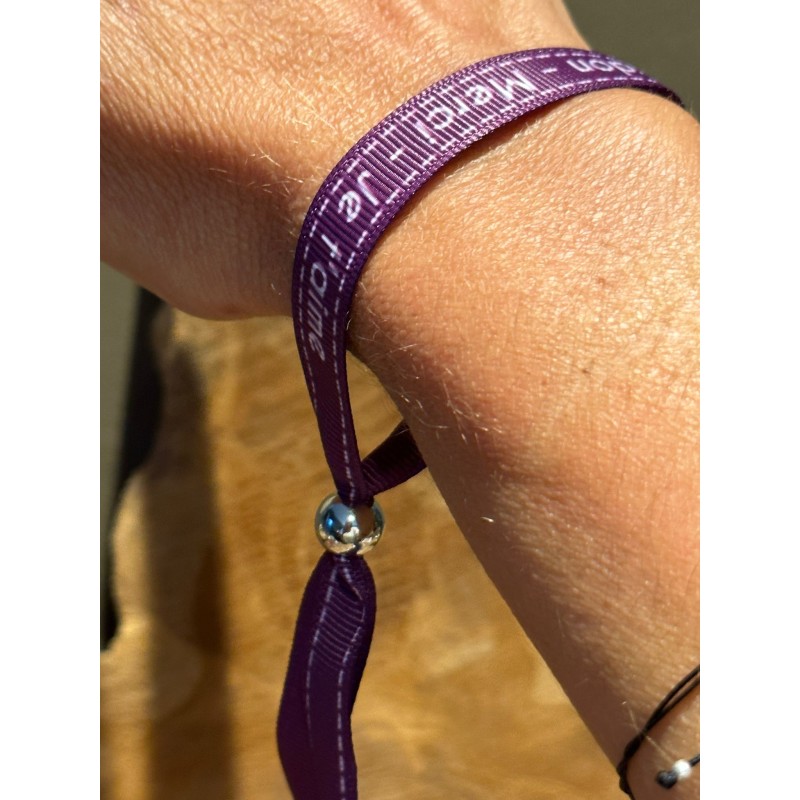 Bracelet Ho'oponopono - "je m'aime, désolée, pardon, merci, je t'aime"