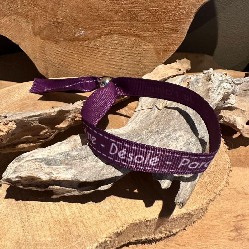 Bracelet Ho'oponopono - "je m'aime, désolée, pardon, merci, je t'aime"