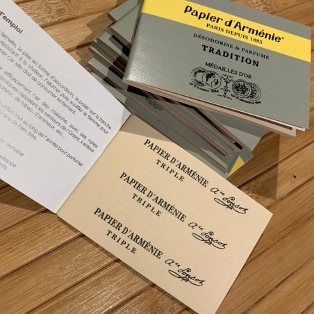 Papier d'Arménie - Carnet Tradition