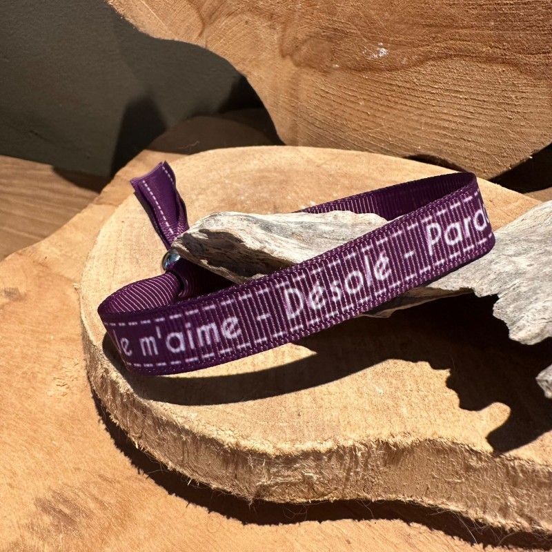 Bracelet Ho'oponopono+ - "je m'aime, désolé, pardon, merci, je t'aime"