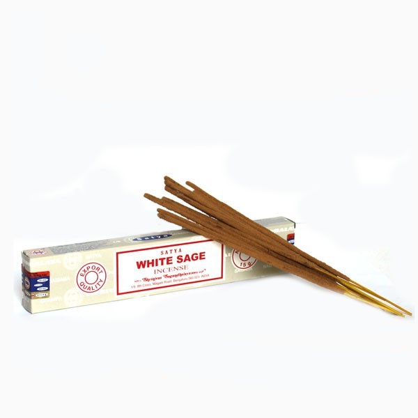 Sauge blanche Satya encens naturel indien 15g - Escale Sensorielle