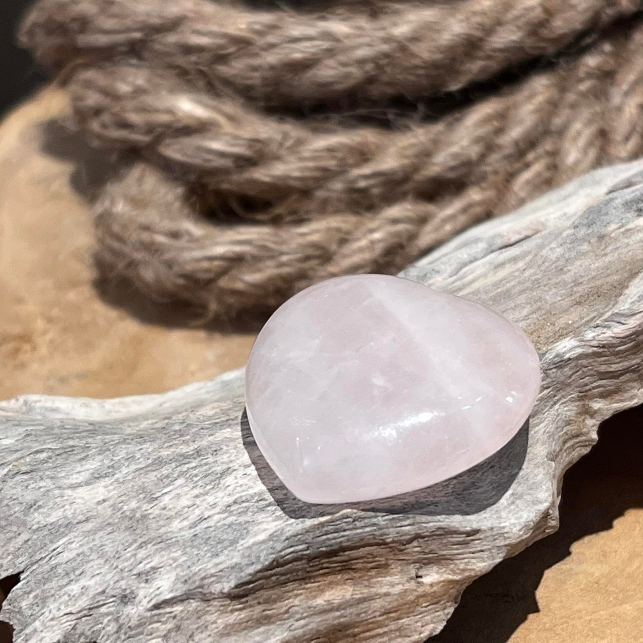 Pierre Quartz Rose Coeur